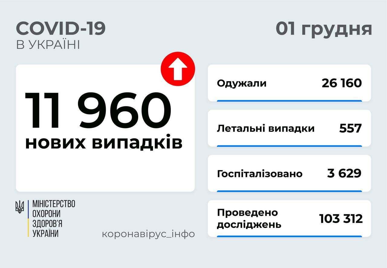 За добу в Україні госпіталізовано 3 629 хворих на COVID-19 (ВІДЕО) - зображення