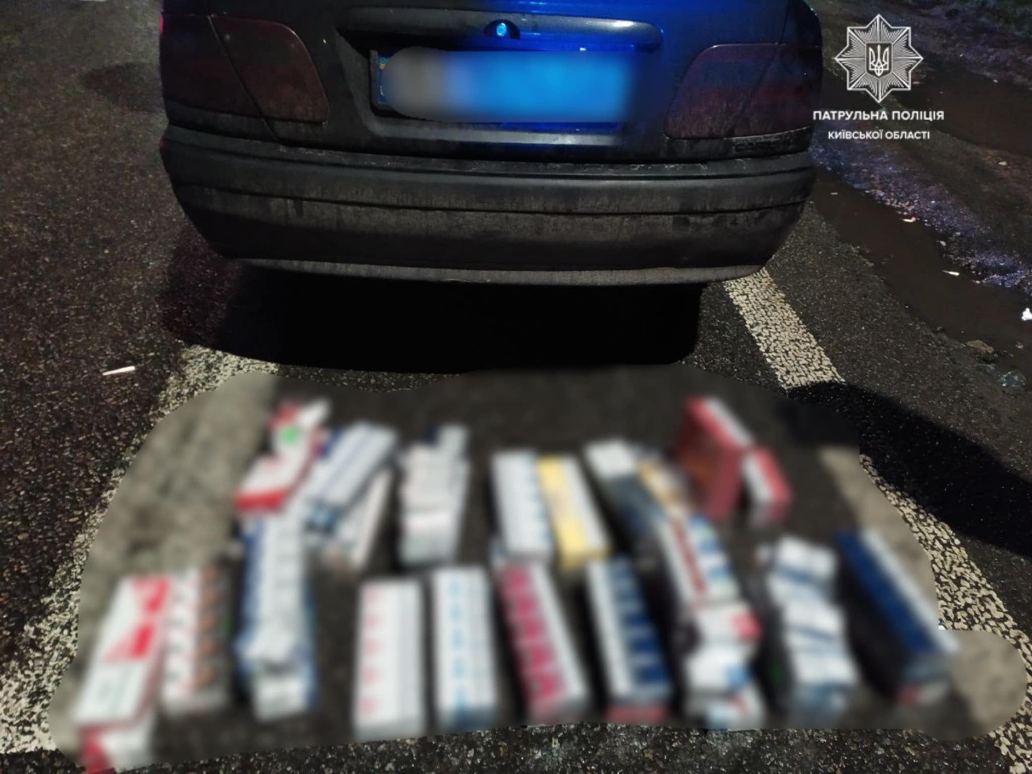 На Бориспільщині затримали чоловіка, який перевозив цигарки без акцизу - зображення