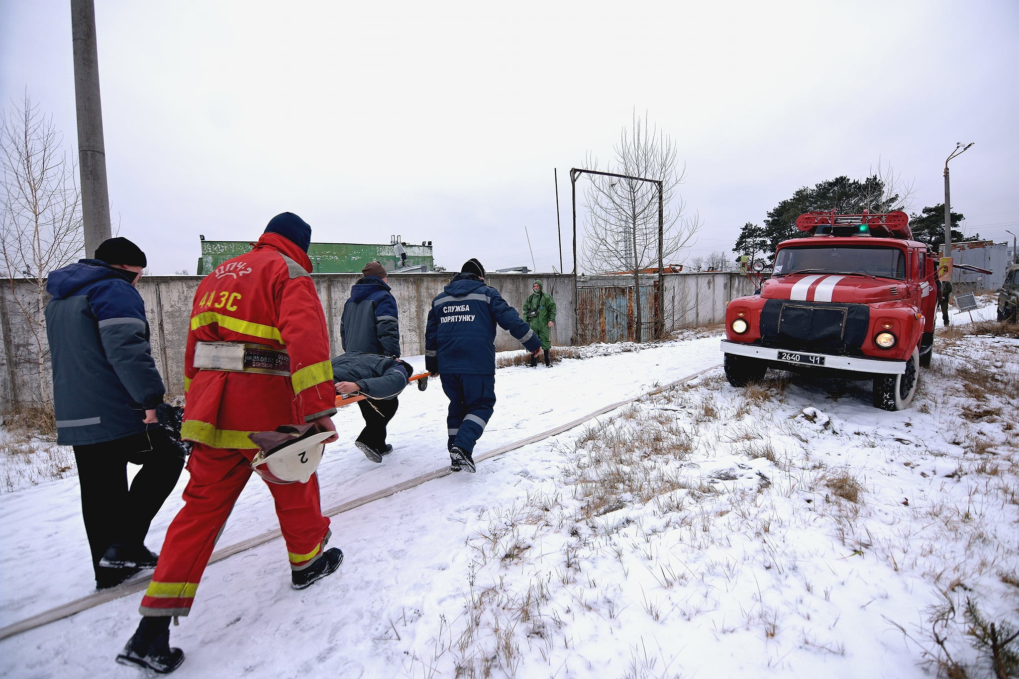 Аварія через падіння гелікоптера: на Чорнобильській АЕС пройшли масштабні тренування - зображення