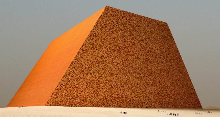 В ОАЕ посеред пустелі побудують найбільшу у світі скульптуру - зображення