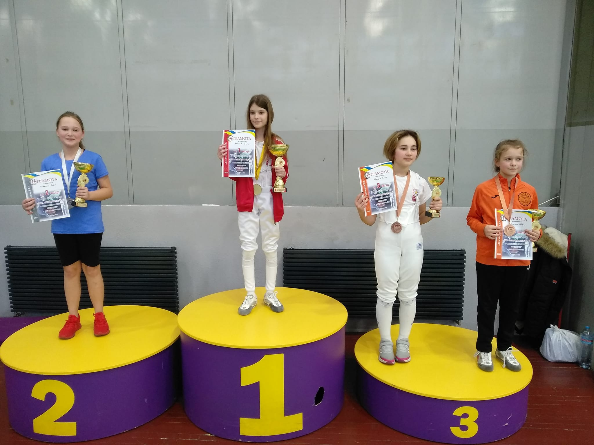 Юна фехтувальниця з Ірпеня стала переможницею Національної дитячої ліги - зображення