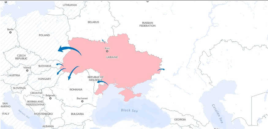 Через війну з України виїхали 5,5 млн людей, – ООН - зображення
