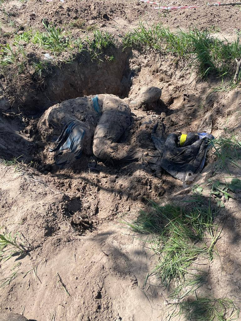 Вбили пострілами в голову: на Макарівщині знайшли поховання ще трьох цивільних - зображення