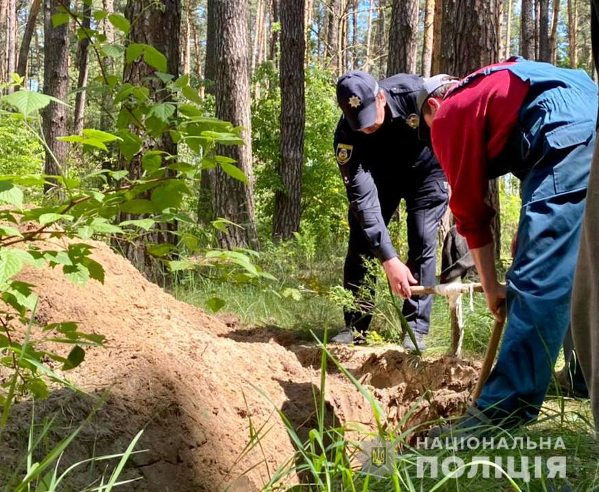 У лісі на Бучанщині знайшли тіло ще одного вбитого окупантами мирного жителя - зображення