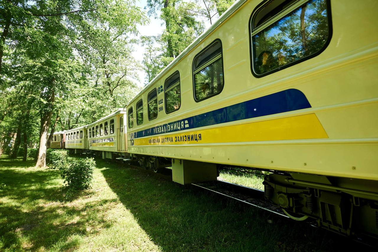 На Київській дитячій залізниці 