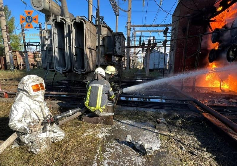 Через масований ракетний удар загорілося одне з підприємств Київщини - 1 - зображення