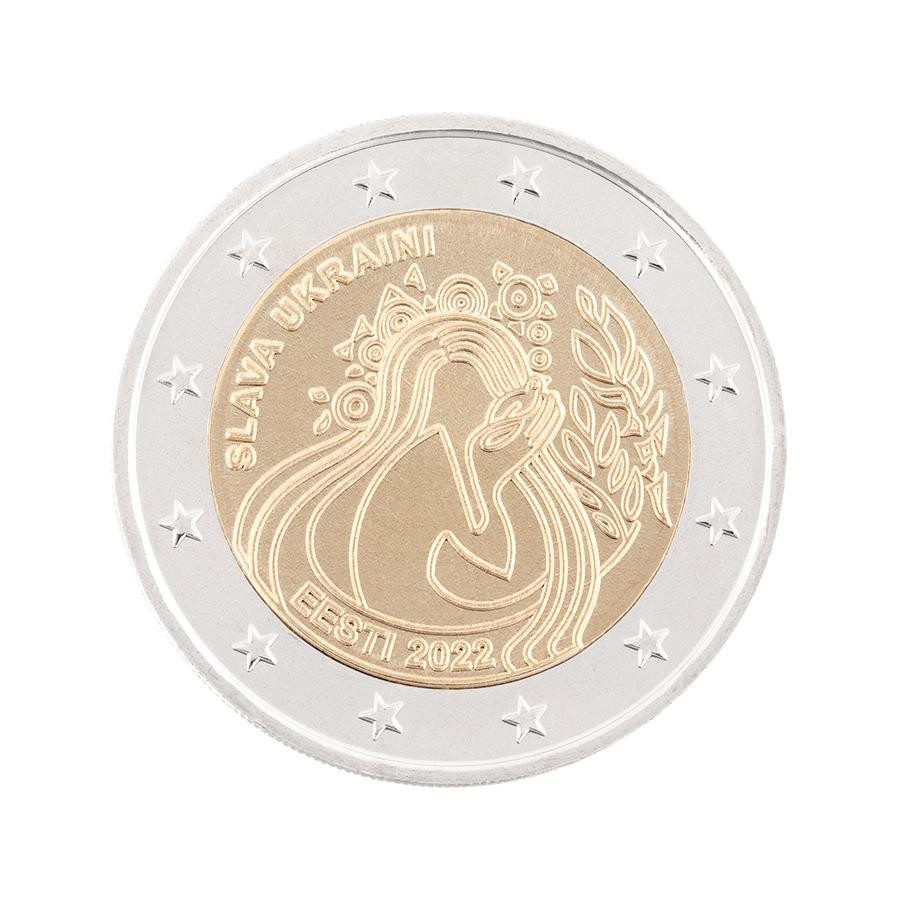 В Естонії випустили монети в 2 євро присвячених Україні - 1 - зображення