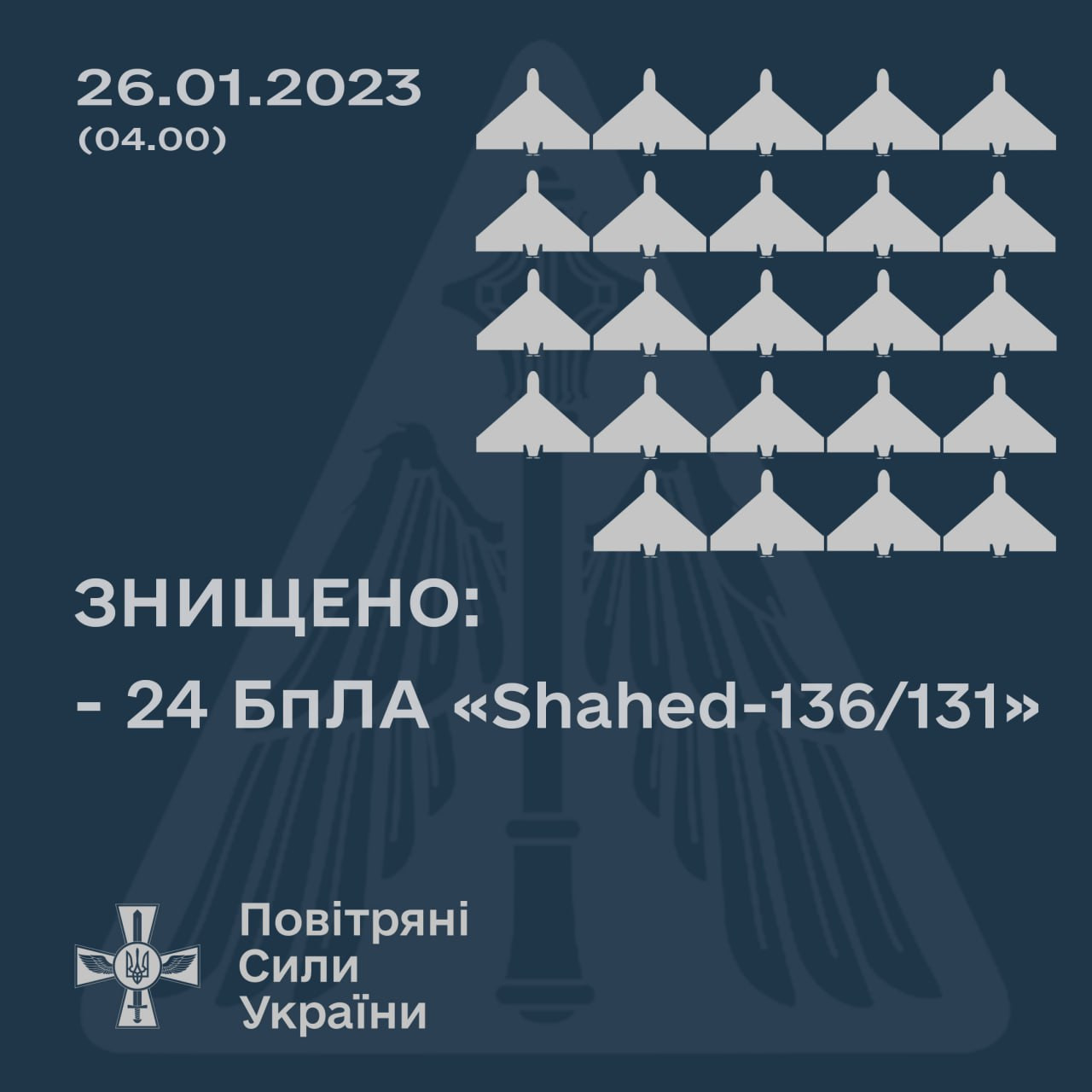 Під час масованого ракетного удару українська ППО збила 47 російських ракет (ВІДЕО) - зображення