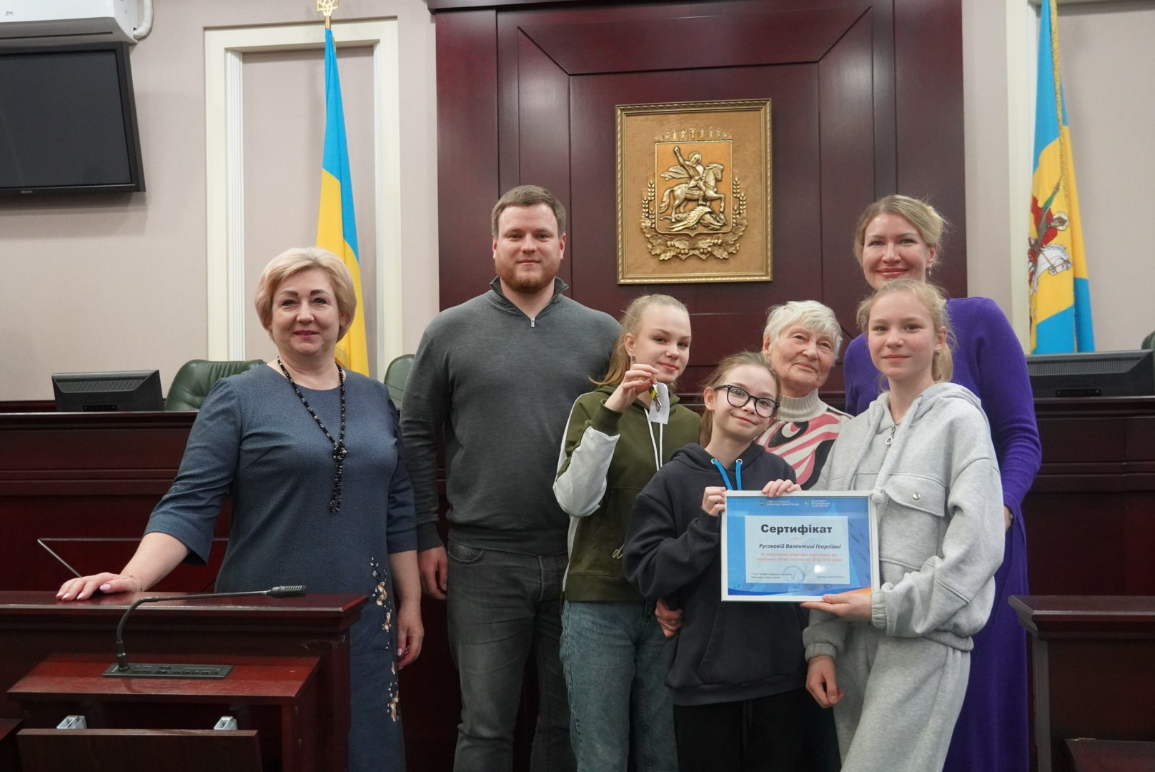 На Київщині родини, які втратили житло через війну, отримали ключі від квартир - зображення