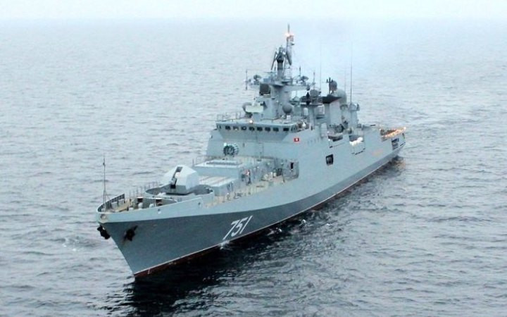 РФ вивела у Чорне море один ракетоносій із загальним залпом до 8 