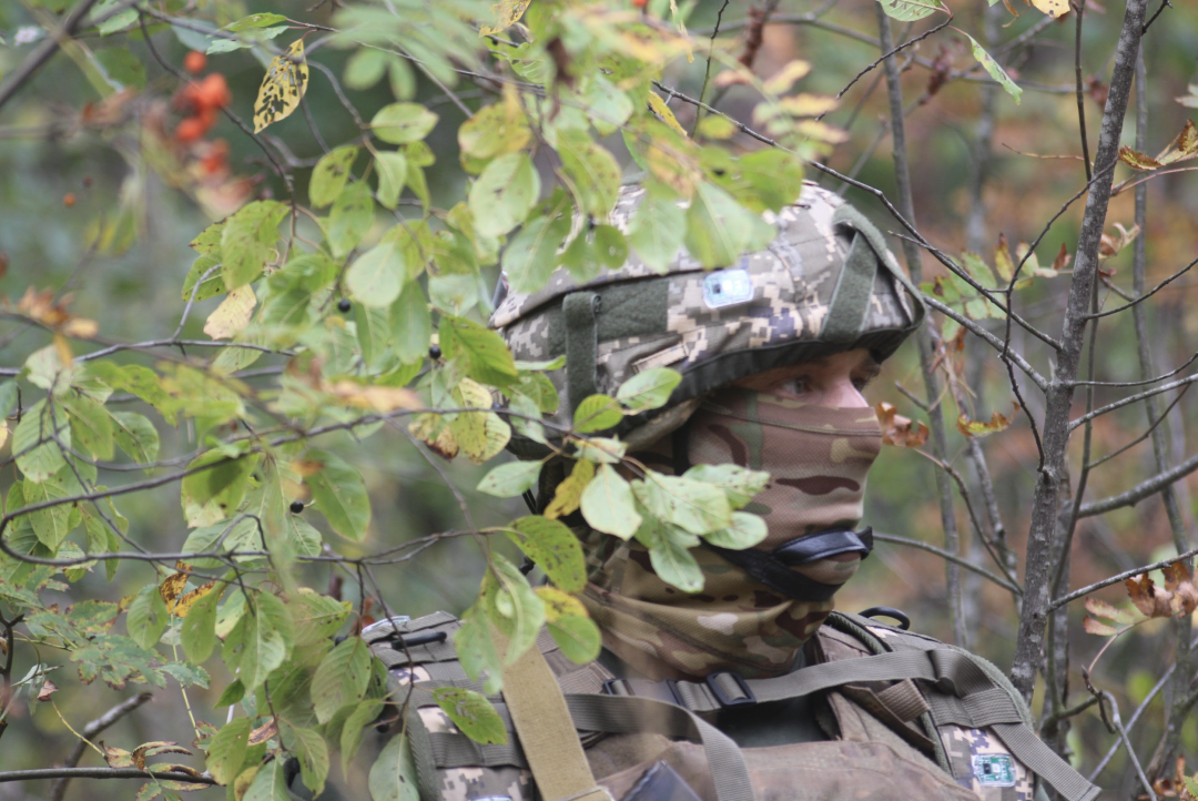Лазери, датчики та сенсори: показове тренування бригади гвардії наступу «Буревій» на Київщині - зображення
