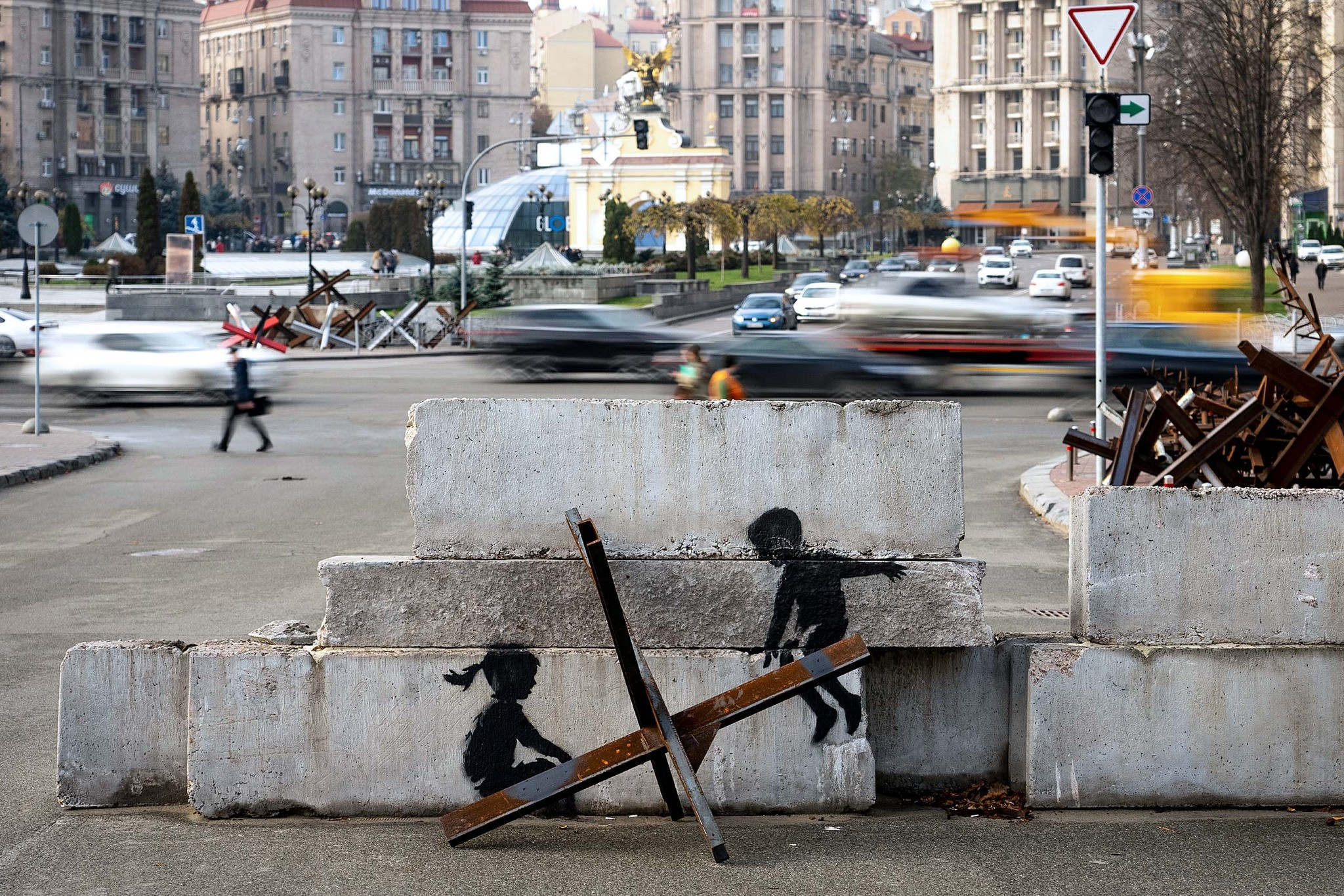 Графіті Бенксі, створені на Київщині, розмістять у віртуальній галереї - зображення