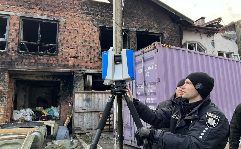 Нацполіція використовуватиме новітні 3D-сканери для документування російських воєнних злочинів - зображення