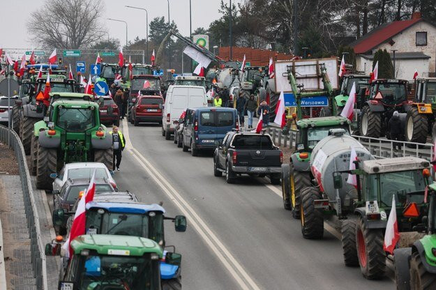 У Польщі розпочався масштабний страйк фермерів - зображення