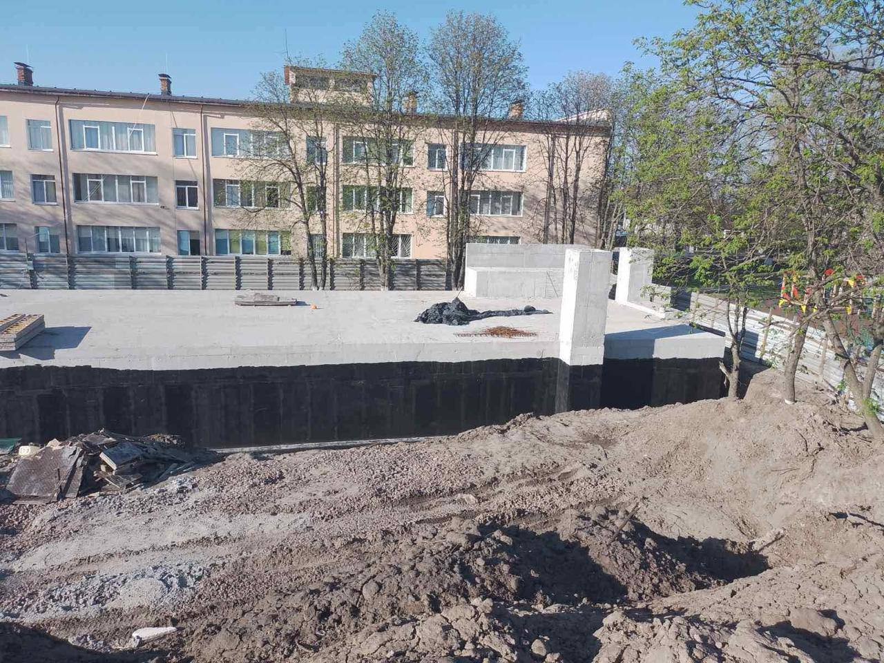 У Борисполі будують протирадіаційне укриття для навчального закладу - 1 - зображення