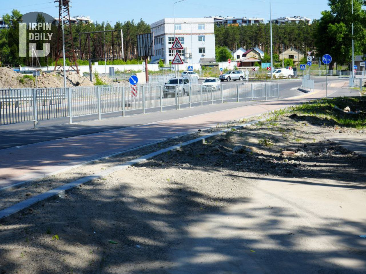 Фінальний етап ремонту Гостомельського шосе в Ірпені все ніяк не завершать - зображення