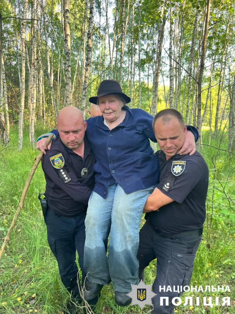 85-річна мешканка Вишгородського району більше доби провела у лісі - зображення
