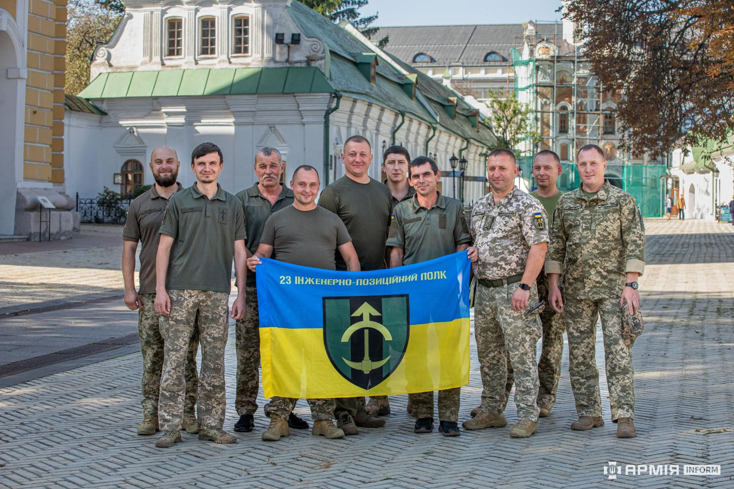 У Києво-Печерській лаврі військовослужбовці проходять 