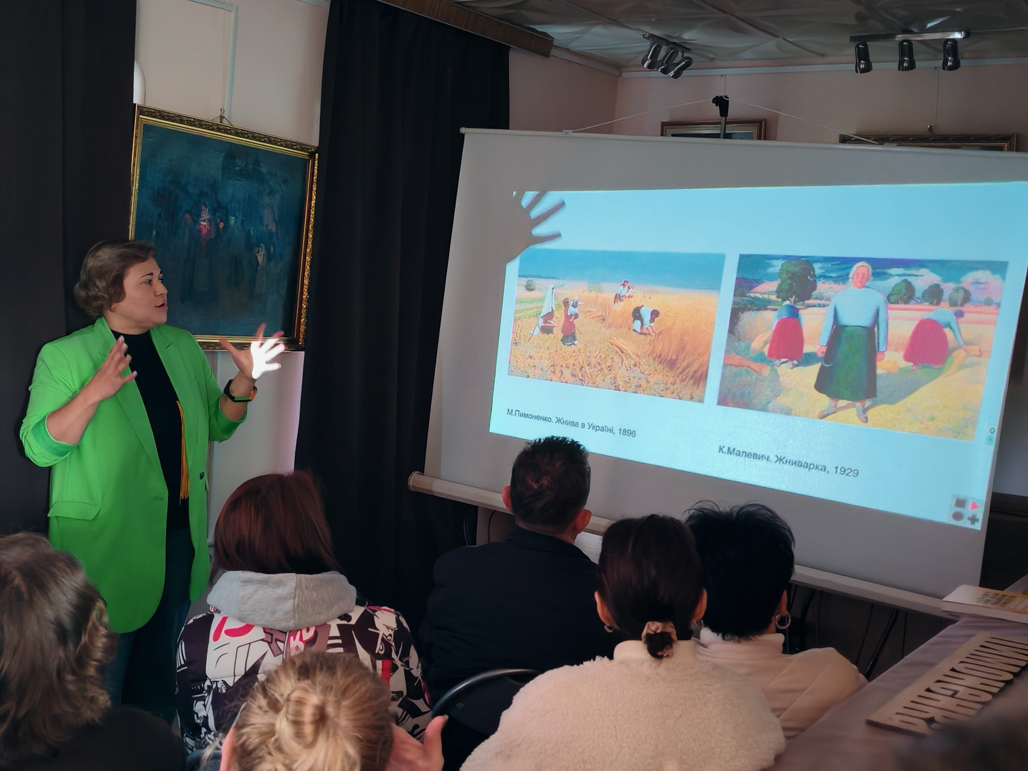 Учениці Малютянської гімназії завітали на вечорниці до Музею Миколи Пимоненка  (ФОТО) - зображення