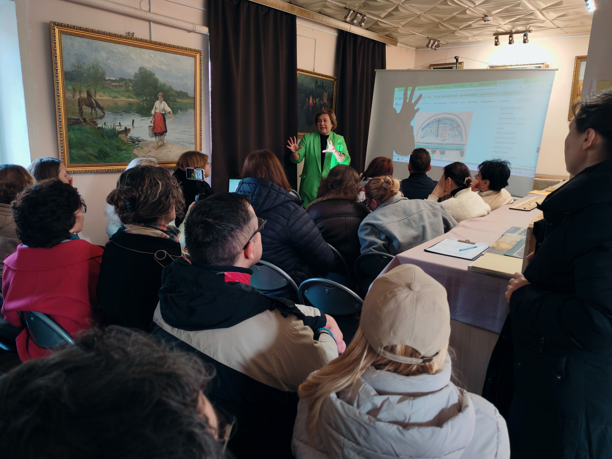 Учениці Малютянської гімназії завітали на вечорниці до Музею Миколи Пимоненка  (ФОТО) - 1 - зображення