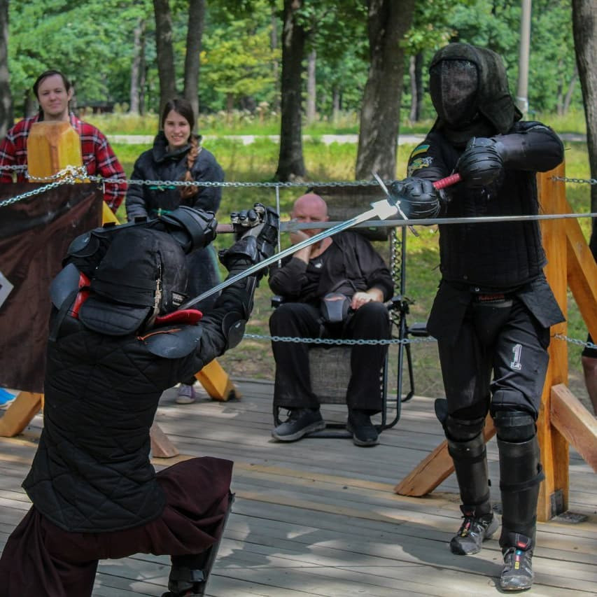 Про роль середньовічного бою в реабілітації та соціалізації ветеранів Сергій Клочко, президент Всеукраїнської федерації середньовічного бою, голова клубу 