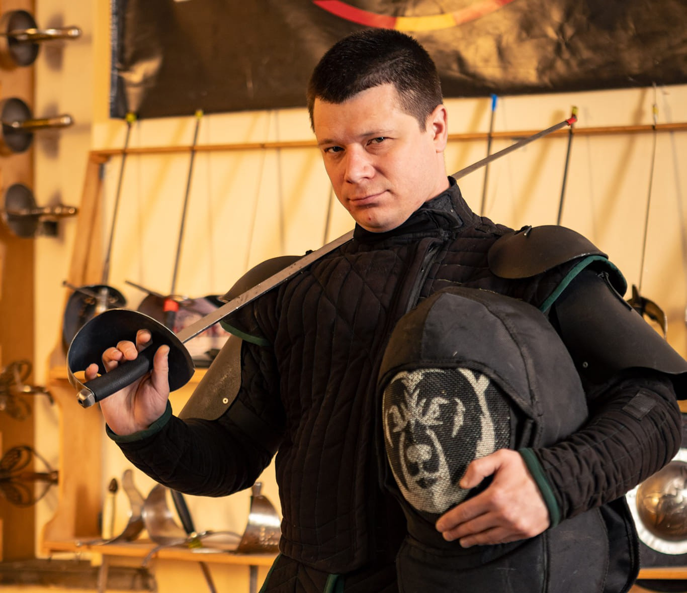 Про роль середньовічного бою в реабілітації та соціалізації ветеранів Сергій Клочко, президент Всеукраїнської федерації середньовічного бою, голова клубу 