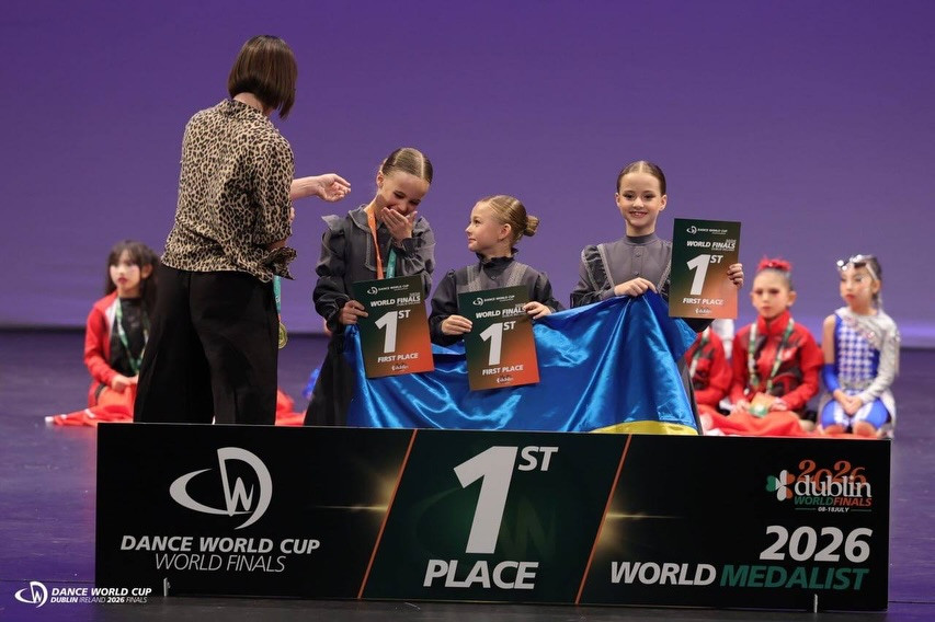 Юні танцівники Irpin Dance Centre підкорили світовий фінал Dance World Cup 2026, увійшовши до топ-12 найкращих у світі - зображення