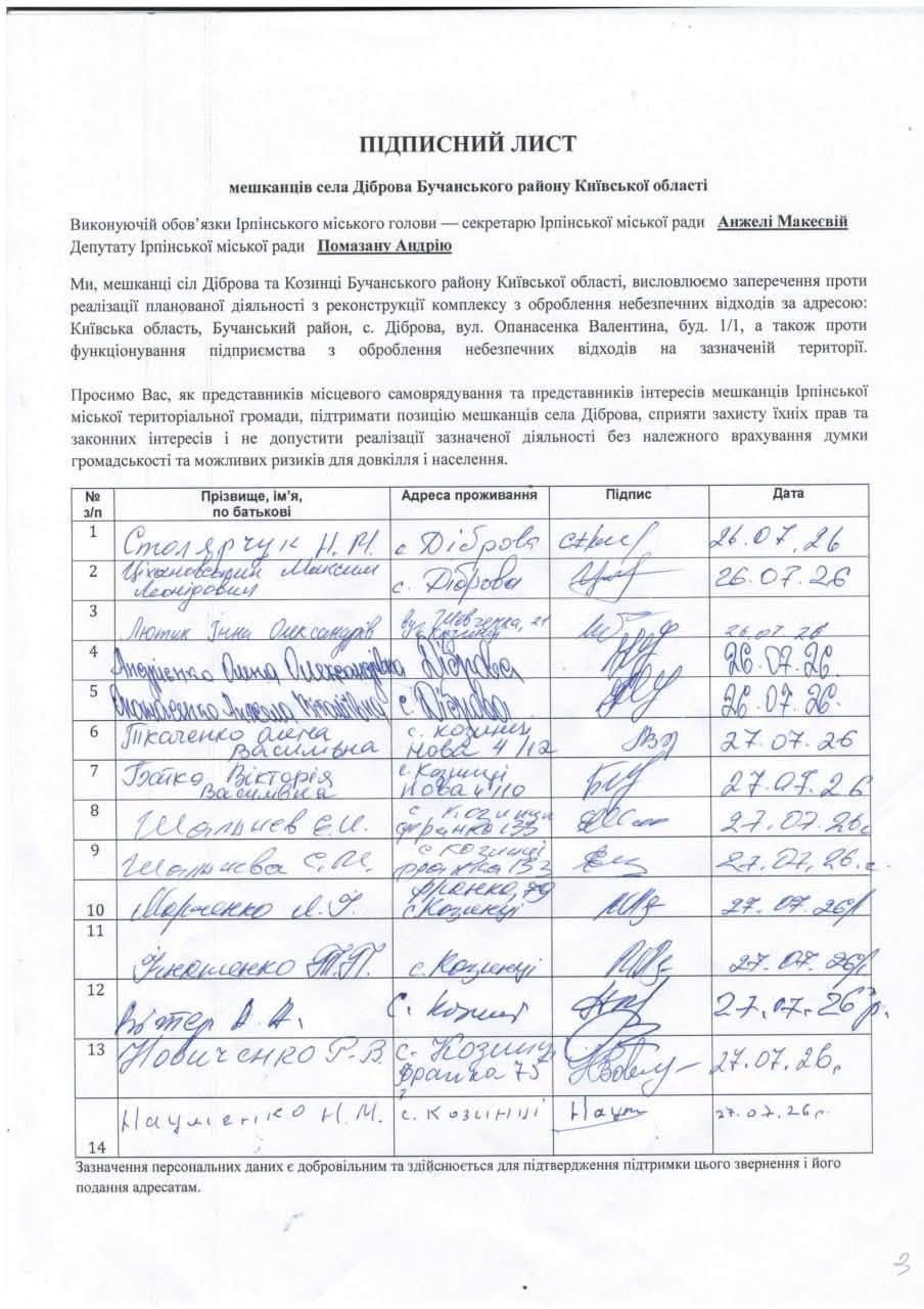 В Ірпінській громаді планують спалювати понад 800 тонн медичних відходів на рік: мешканці готуються до протестів - 3 - зображення