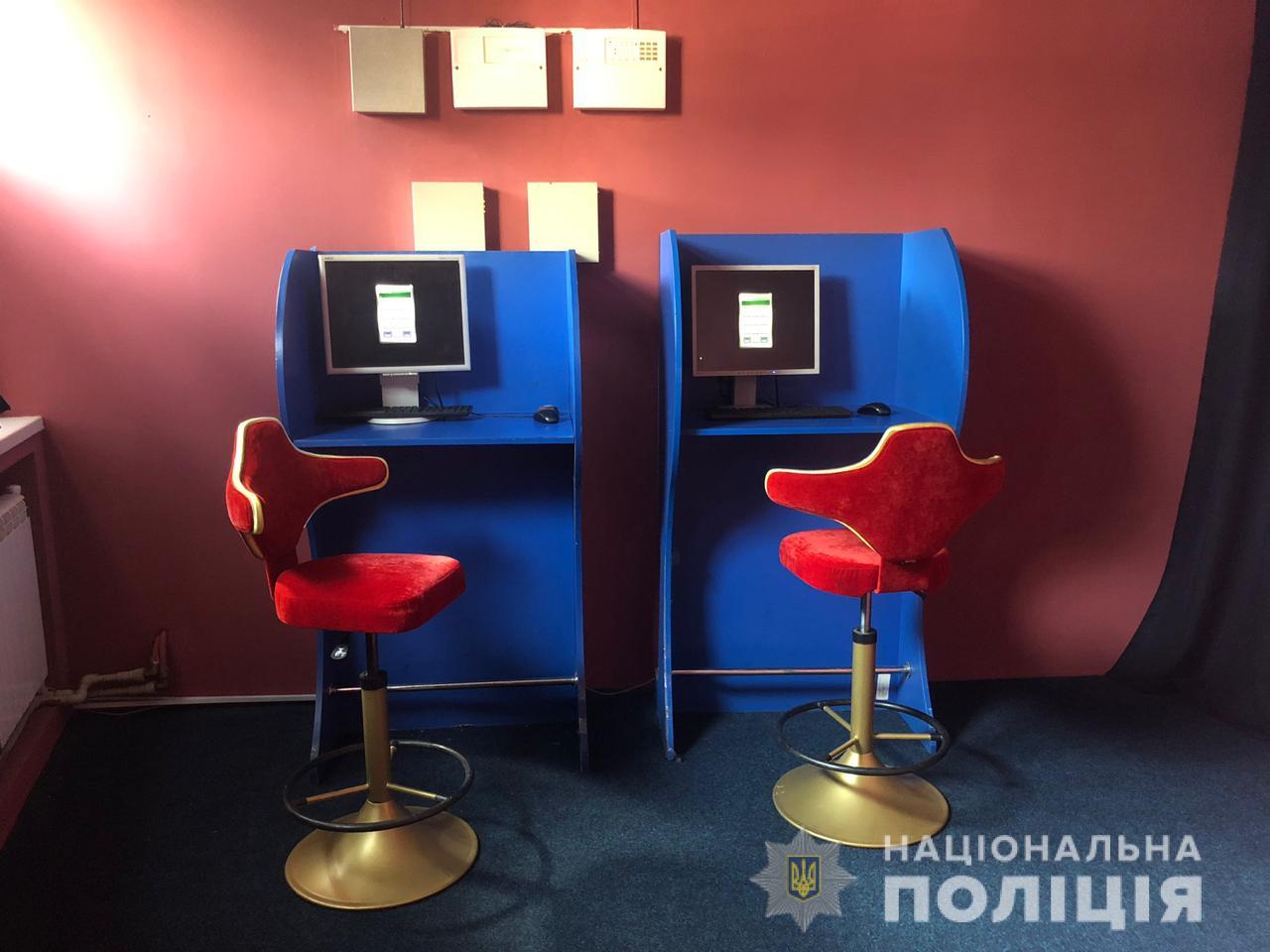  На Київщині поліція накрила мережу з дев’яти гральних залів